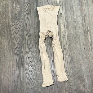 Skims Seamless Sculpt Shapewear Bottom High Waist Legging Capri Tan Size S